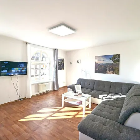 Grosse - Balkon,pool,garten&grill - Hw1b Apartment Sebnitz